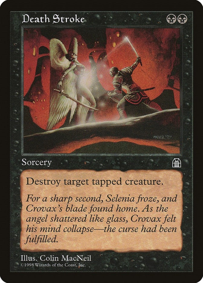 Image for Death Stroke (Stronghold) - Magic: The Gathering