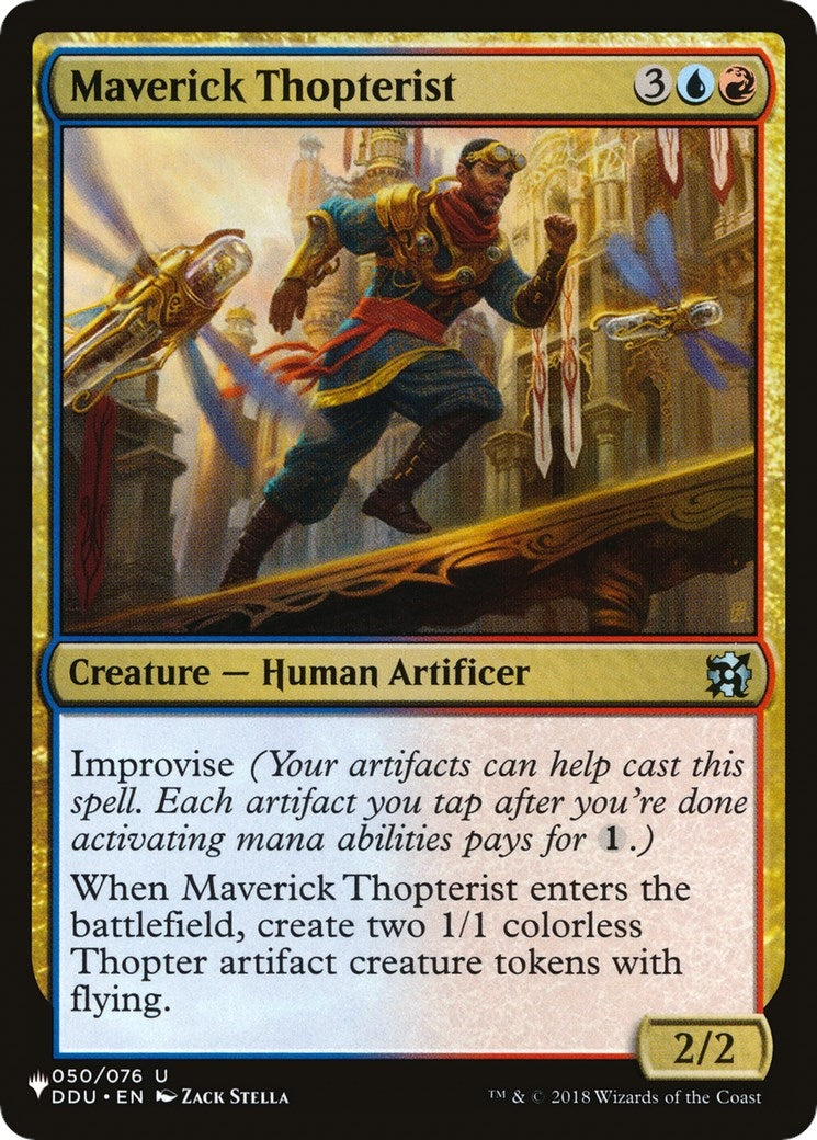Image for Maverick Thopterist (DDU) (The List Reprints) (050/076) - Magic: The Gathering