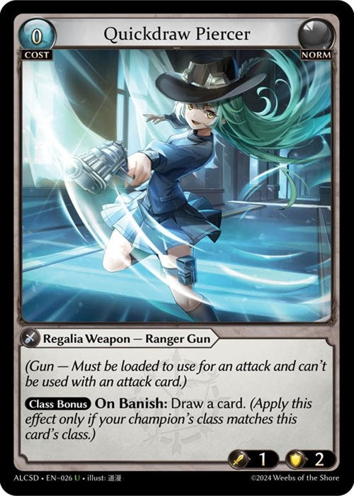 Image for Quickdraw Piercer (Alchemical Revolution Starter Decks) (026) - Grand Archive TCG