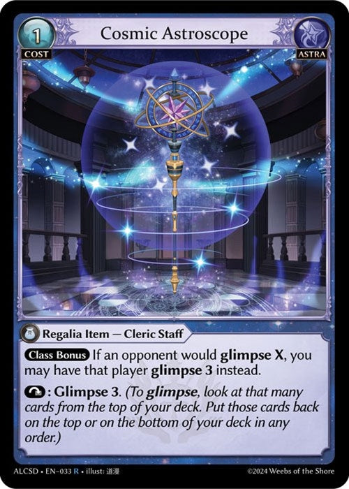 Image for Cosmic Astroscope (Alchemical Revolution Starter Decks) (033) - Grand Archive TCG