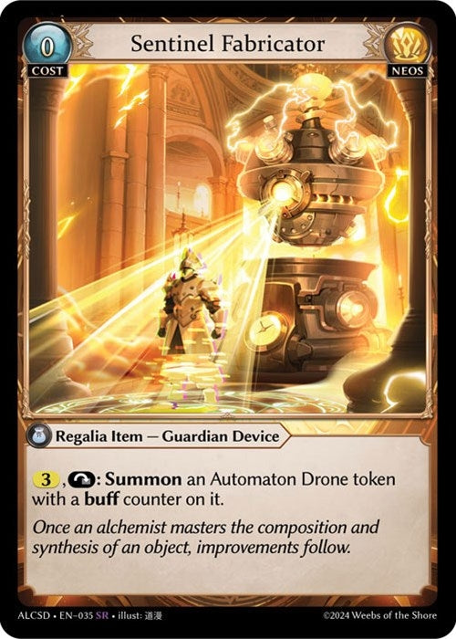 Image for Sentinel Fabricator (Alchemical Revolution Starter Decks) (035) - Grand Archive TCG
