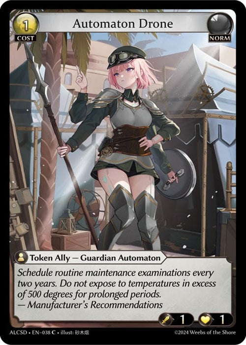 Image for Automaton Drone (Alchemical Revolution Starter Decks) (038) - Grand Archive TCG
