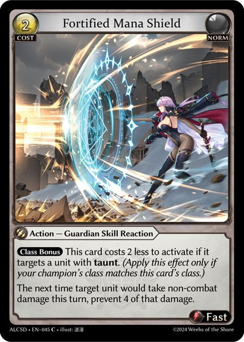 Image for Fortified Mana Shield (Alchemical Revolution Starter Decks) (045) - Grand Archive TCG