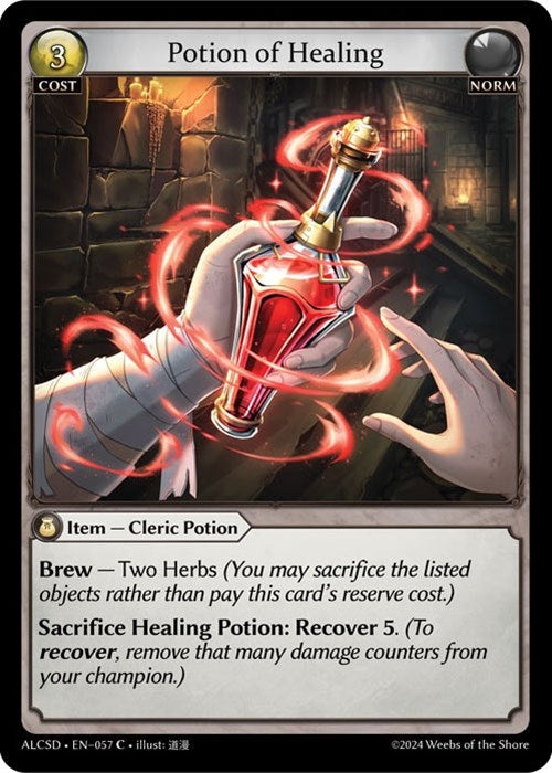Image for Potion of Healing (Alchemical Revolution Starter Decks) (057) - Grand Archive TCG