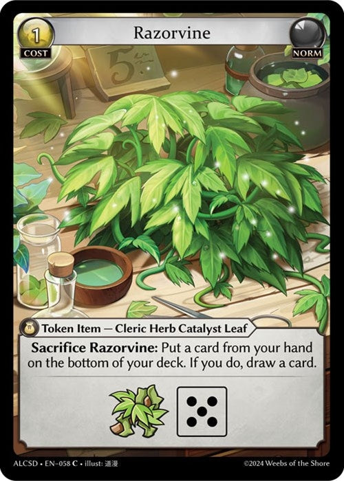 Image for Razorvine (Alchemical Revolution Starter Decks) (058) - Grand Archive TCG