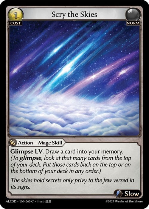 Image for Scry the Skies (Alchemical Revolution Starter Decks) (060) - Grand Archive TCG