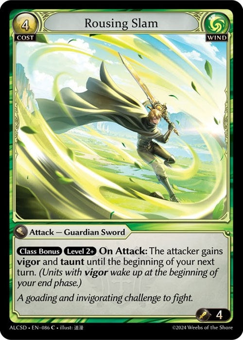 Image for Rousing Slam (Alchemical Revolution Starter Decks) (086) - Grand Archive TCG