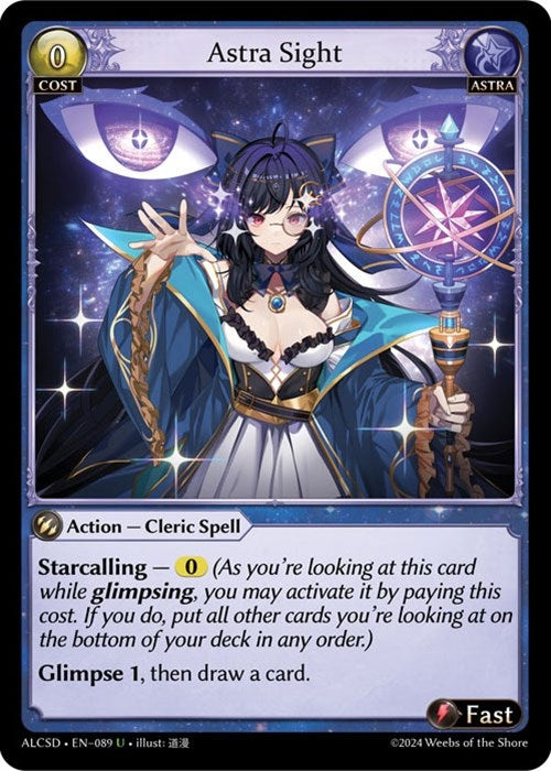 Image for Astra Sight (Alchemical Revolution Starter Decks) (089) - Grand Archive TCG