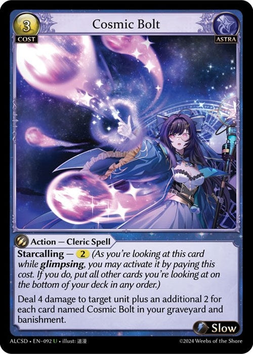 Image for Cosmic Bolt (Alchemical Revolution Starter Decks) (092) - Grand Archive TCG