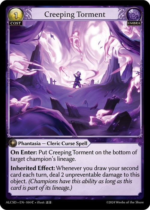 Image for Creeping Torment (Alchemical Revolution Starter Decks) (104) - Grand Archive TCG