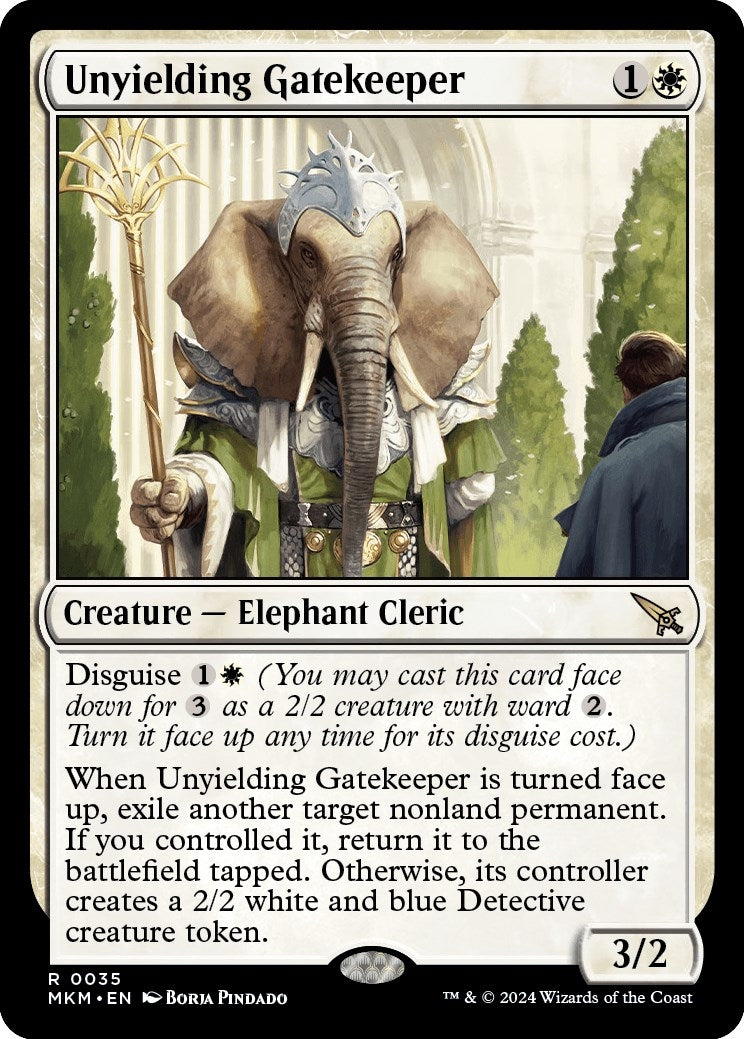 Image for Unyielding Gatekeeper (Murders at Karlov Manor) (35) - Magic: The Gathering