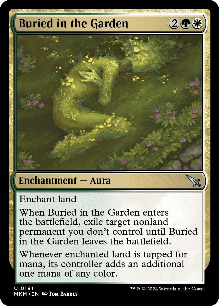 Image for Buried in the Garden (Murders at Karlov Manor) (191) - Magic: The Gathering