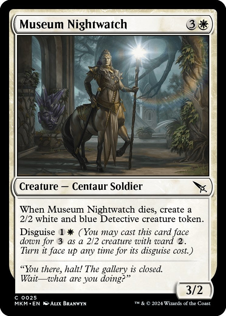 Image for Museum Nightwatch (Murders at Karlov Manor) (25) - Magic: The Gathering