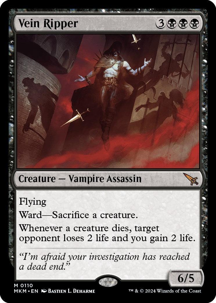 Image for Vein Ripper (Murders at Karlov Manor) (110) - Magic: The Gathering