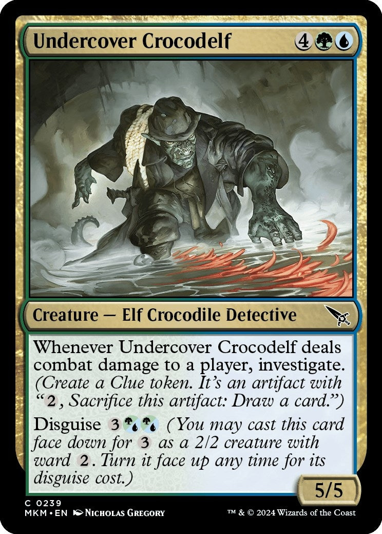 Image for Undercover Crocodelf (a) (Murders at Karlov Manor) (239) - Magic: The Gathering
