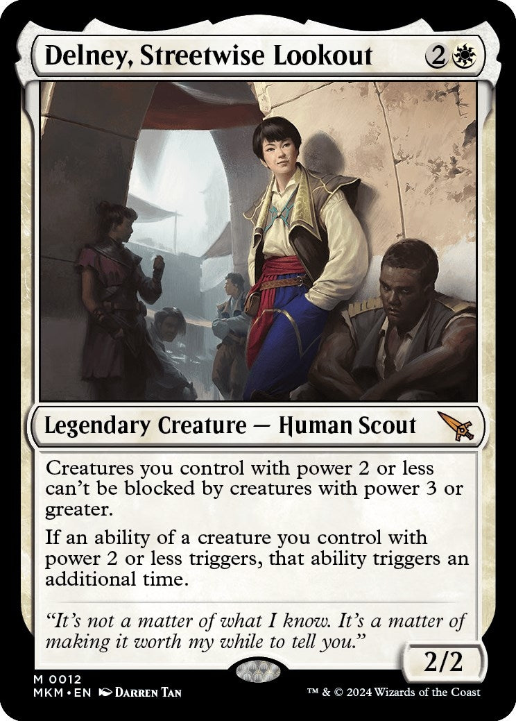 Image for Delney, Streetwise Lookout (Murders at Karlov Manor) (12) - Magic: The Gathering