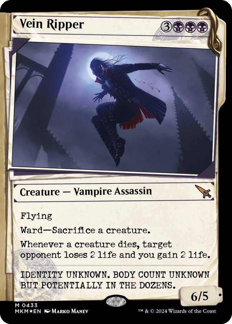 Image for Vein Ripper (Showcase) (Invisible Ink) (Murders at Karlov Manor) (433) - Magic: The Gathering