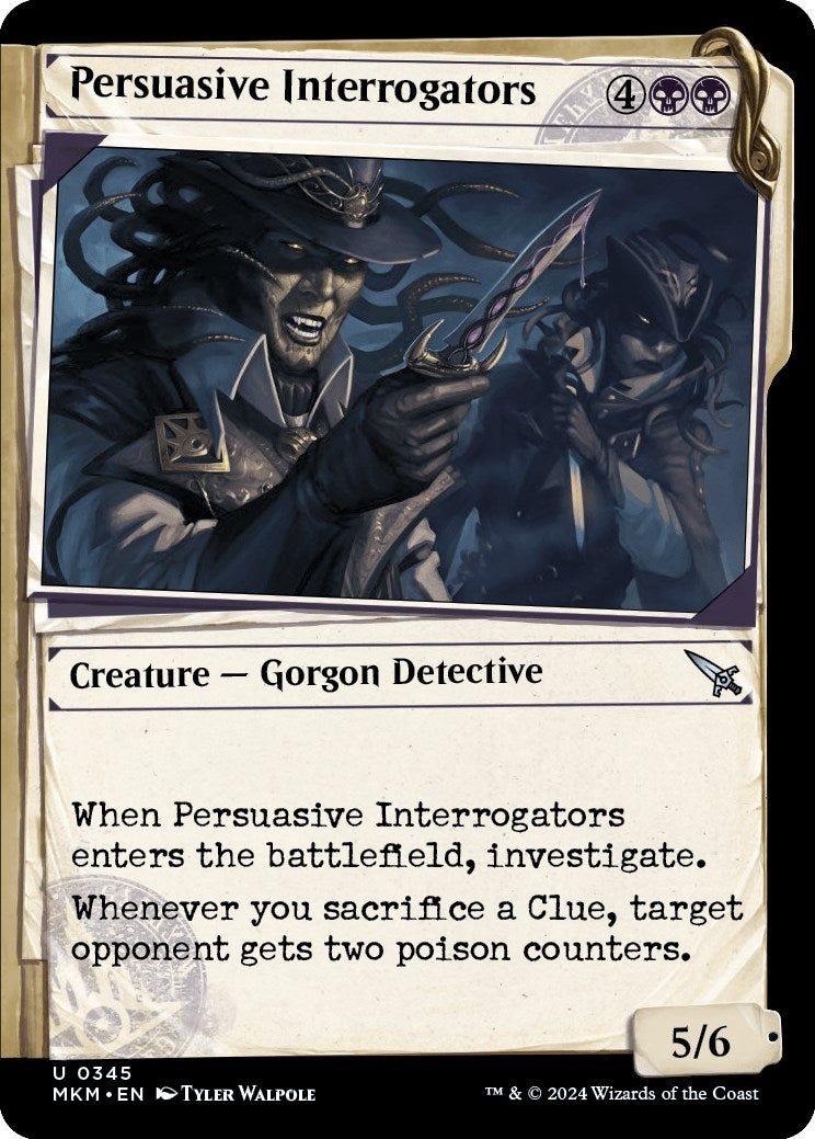 Image for Persuasive Interrogators (Showcase) (Murders at Karlov Manor) (345) - Magic: The Gathering