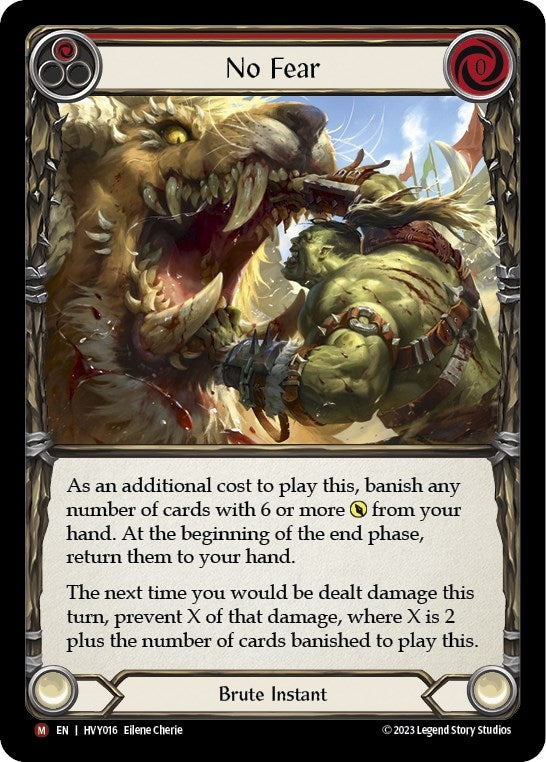 Image for No Fear (Heavy Hitters) (HVY016) - Flesh and Blood TCG