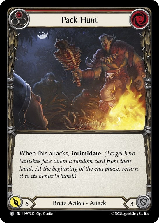 Image for Pack Hunt (Red) (Heavy Hitters) (HVY032) - Flesh and Blood TCG