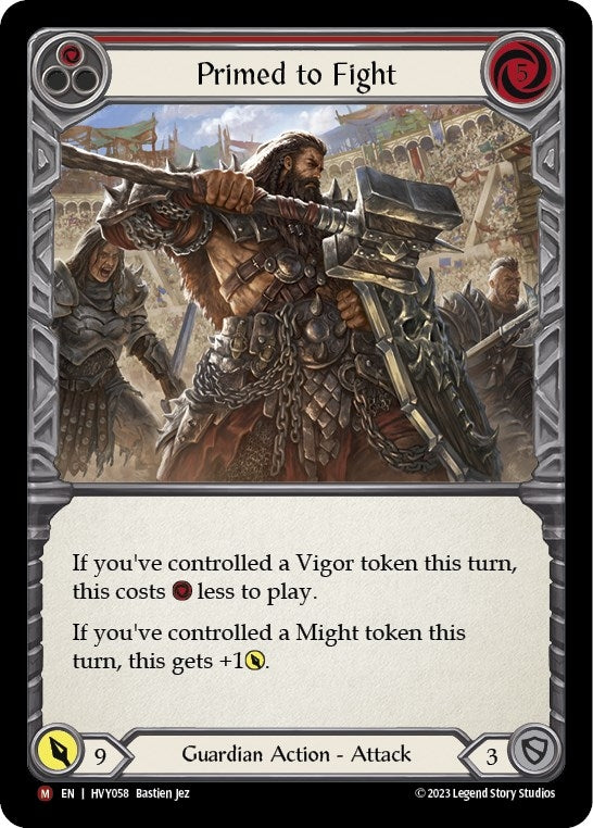Image for Primed to Fight (Heavy Hitters) (HVY058) - Flesh and Blood TCG