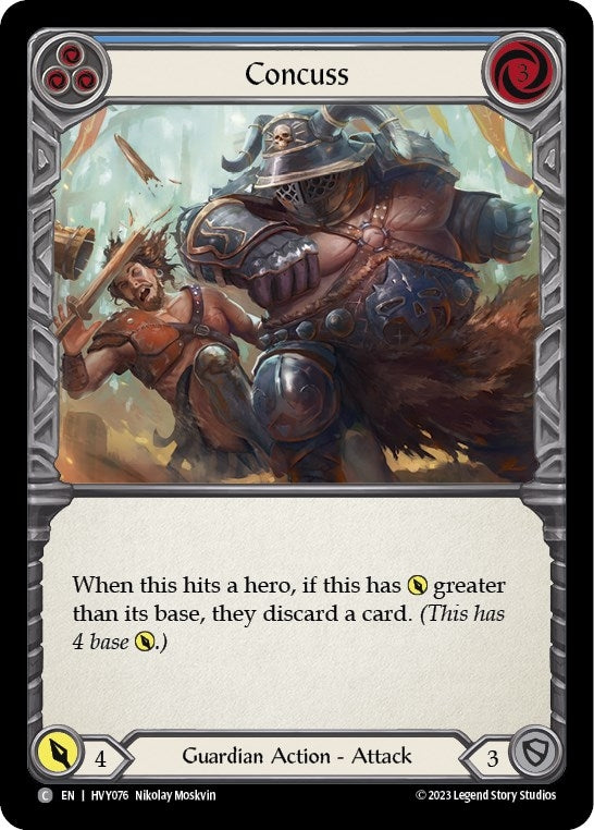 Image for Concuss (Blue) (Heavy Hitters) (HVY076) - Flesh and Blood TCG