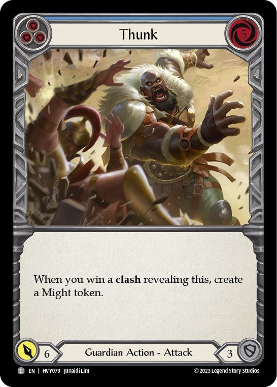 Image for Thunk (Blue) (Heavy Hitters) (HVY079) - Flesh and Blood TCG