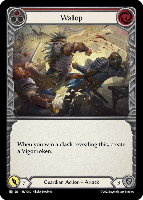 Image for Wallop (Red) (Heavy Hitters) (HVY080) - Flesh and Blood TCG
