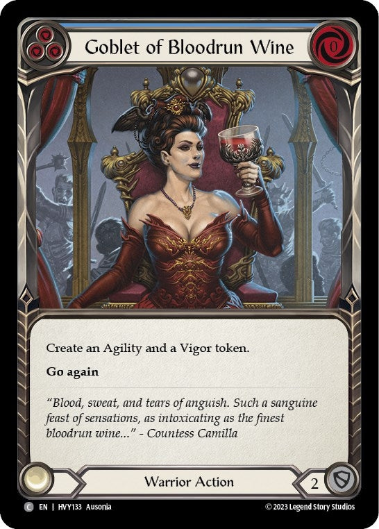 Image for Goblet of Bloodrun Wine (Heavy Hitters) (HVY133) - Flesh and Blood TCG