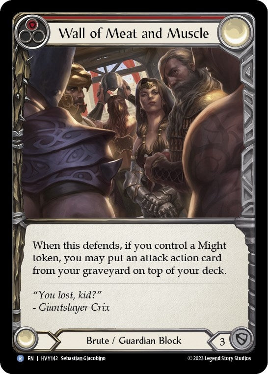Image for Wall of Meat and Muscle (Heavy Hitters) (HVY142) - Flesh and Blood TCG