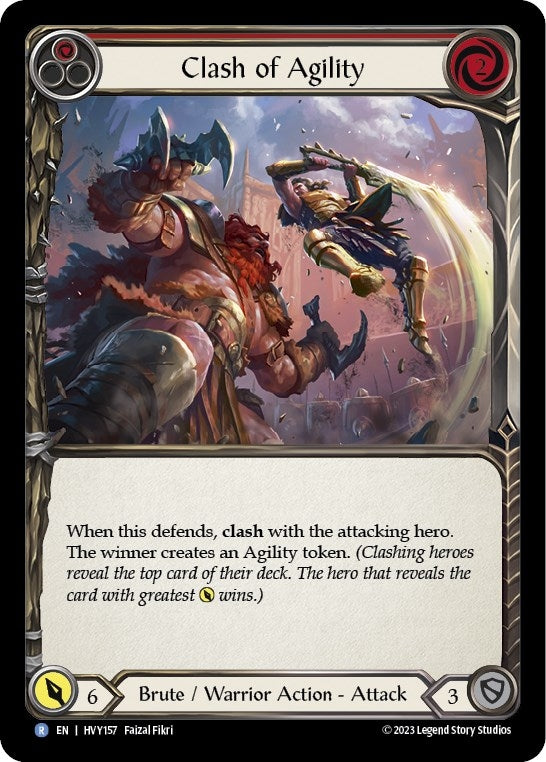 Image for Clash of Agility (Red) (Heavy Hitters) (HVY157) - Flesh and Blood TCG