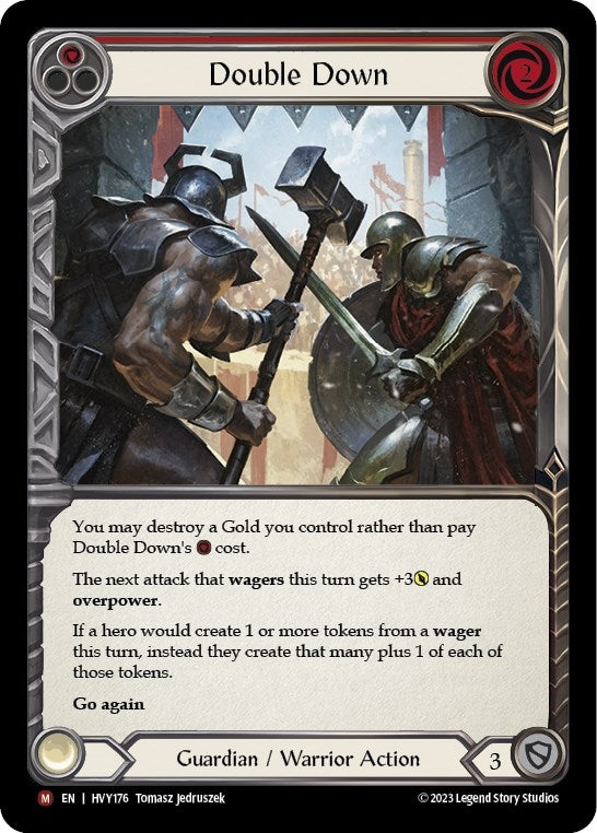 Image for Double Down (Heavy Hitters) (HVY176) - Flesh and Blood TCG