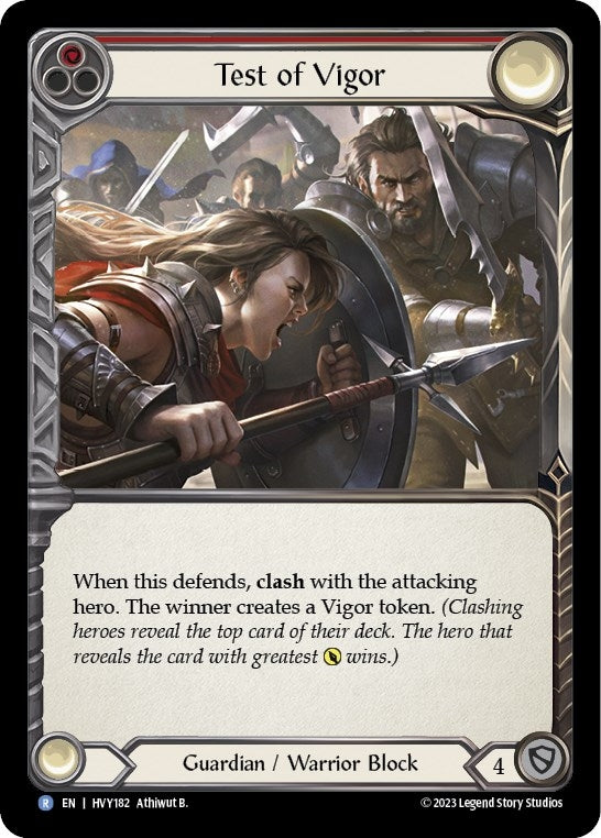 Image for Test of Vigor (Heavy Hitters) (HVY182) - Flesh and Blood TCG