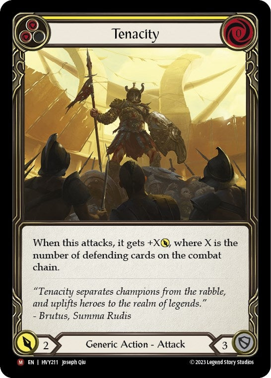 Image for Tenacity (Heavy Hitters) (HVY211) - Flesh and Blood TCG