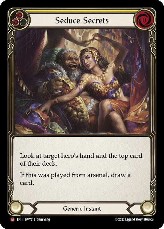 Image for Seduce Secrets (Heavy Hitters) (HVY212) - Flesh and Blood TCG