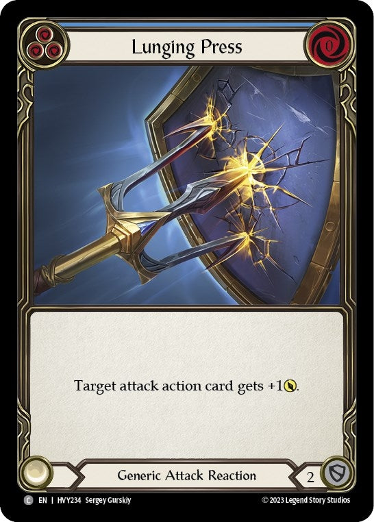 Image for Lunging Press (Heavy Hitters) (HVY234) - Flesh and Blood TCG
