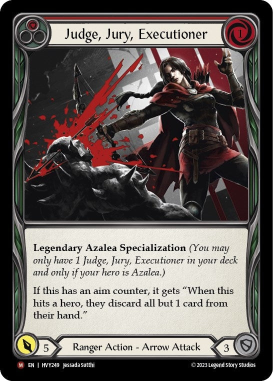 Image for Judge, Jury, Executioner (Heavy Hitters) (HVY249) - Flesh and Blood TCG