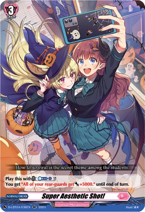 Image for Super Aesthetic Shot! (D-LBT04: Lyrical Monasterio ~Trick or Trick!~) (D-LBT04/036EN) - Cardfight Vanguard