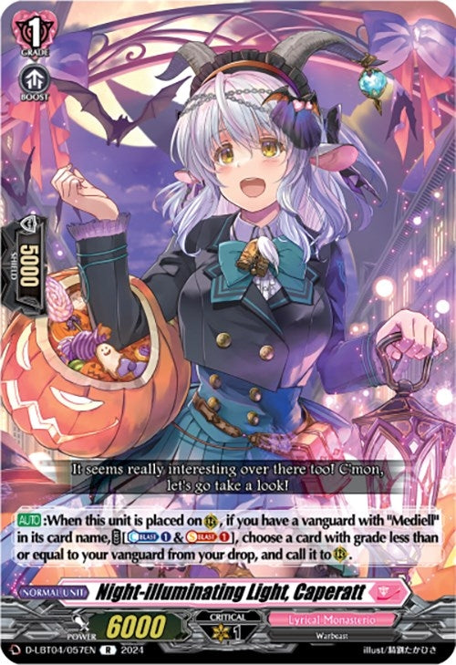 Image for Night-illuminating Light, Caperatt (D-LBT04: Lyrical Monasterio ~Trick or Trick!~) (D-LBT04/057EN) - Cardfight Vanguard