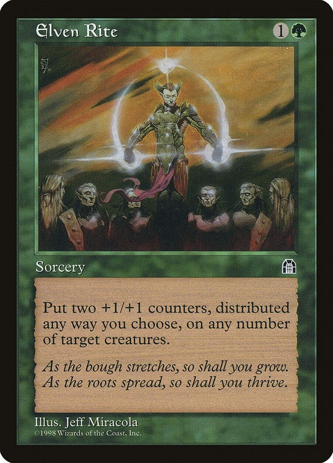 Image for Elven Rite (Stronghold) - Magic: The Gathering