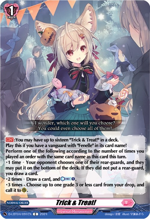 Image for Trick & Treat! (D-LBT04/091EN) (D-LBT04: Lyrical Monasterio ~Trick or Trick!~) (D-LBT04/091EN) - Cardfight Vanguard