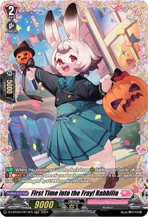 Image for First Time into the Fray! Rabbilia (FR) (D-LBT04: Lyrical Monasterio ~Trick or Trick!~) (D-LBT04/FR14EN) - Cardfight Vanguard