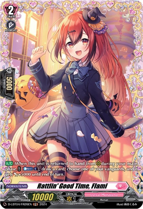 Image for Rattlin' Good Time, Flami (FR) (D-LBT04: Lyrical Monasterio ~Trick or Trick!~) (D-LBT04/FR26EN) - Cardfight Vanguard