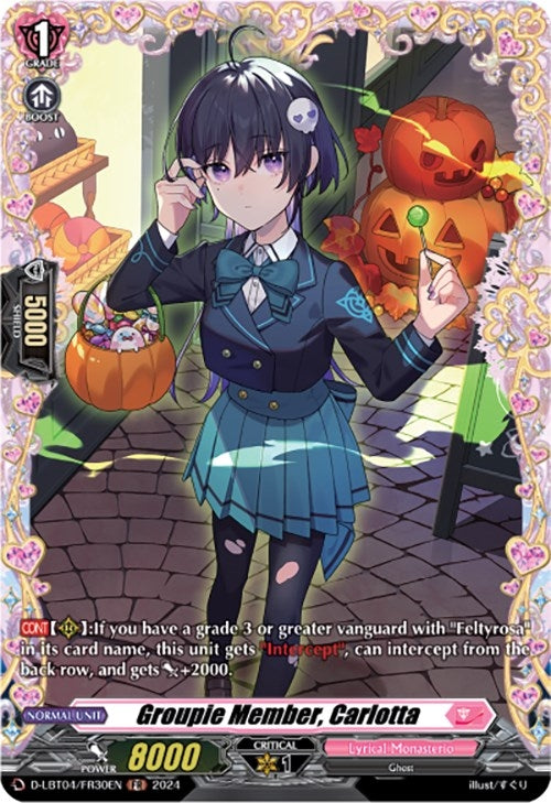 Image for Groupie Member, Carlotta (FR) (D-LBT04: Lyrical Monasterio ~Trick or Trick!~) (D-LBT04/FR30EN) - Cardfight Vanguard