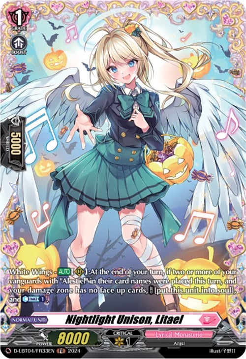 Image for Nightlight Unison, Litael (FR) (D-LBT04: Lyrical Monasterio ~Trick or Trick!~) (D-LBT04/FR33EN) - Cardfight Vanguard