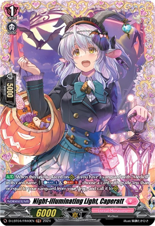 Image for Night-illuminating Light, Caperatt (FR) (D-LBT04: Lyrical Monasterio ~Trick or Trick!~) (D-LBT04/FR40EN) - Cardfight Vanguard
