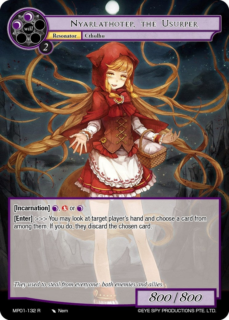 Image for Nyarlathotep, the Usurper (Masterpiece "Pilgrim-Memories") (MP01-132 R) - Force of Will