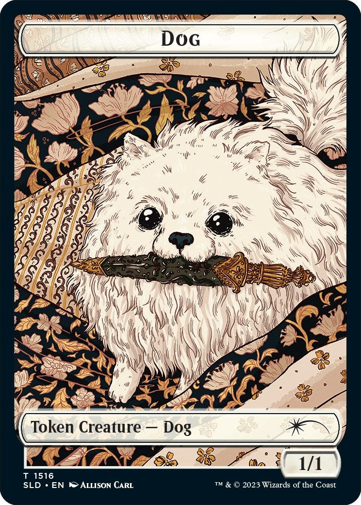Image for Dog // Cat Double-Sided Token (Secret Lair Drop Series) (1516 // 1517) - Magic: The Gathering