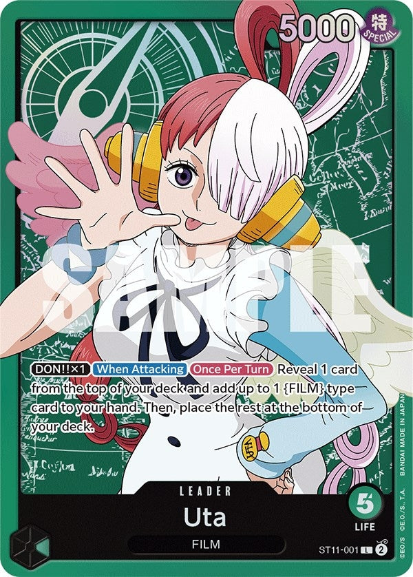 Image for Uta (001) (Starter Deck 11: Uta) (ST11-001) - One Piece Card Game