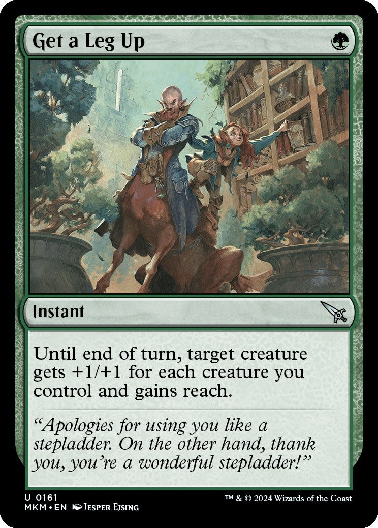 Image for Get a Leg Up (Murders at Karlov Manor) (161) - Magic: The Gathering